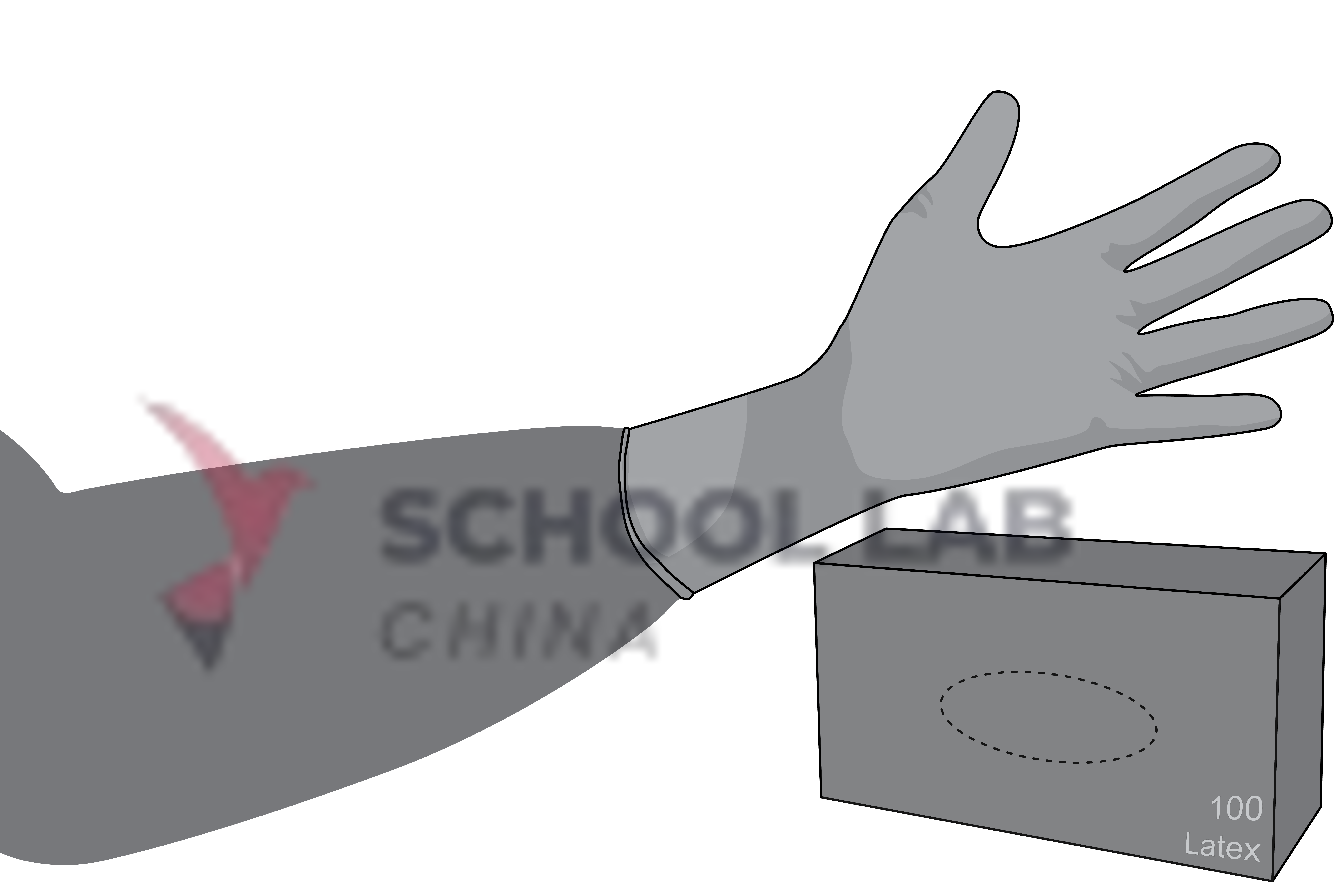 Gloves,exam,latex,pwdfree,L,BOX-100